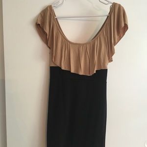 Ruffled two toned dress